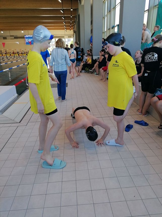 Der Nordh&auml;user Schwimmverein war mit einem Trio nach Jena zum Th&uuml;ringer Schwimmertreffen gereist