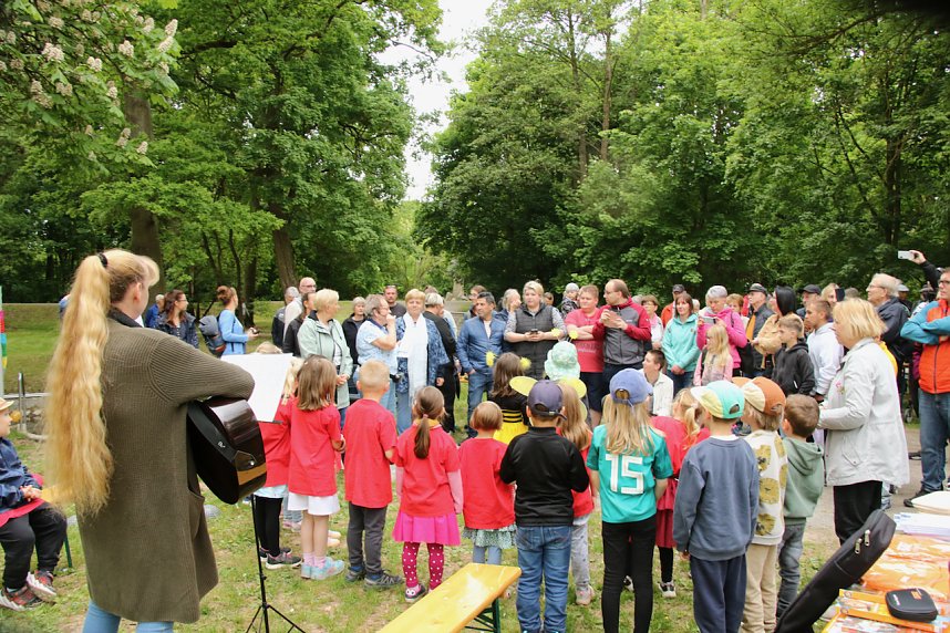Anwassern im Stadtpark