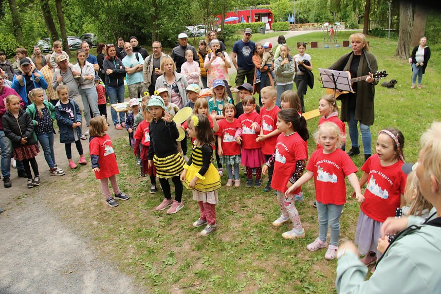 Anwassern im Stadtpark