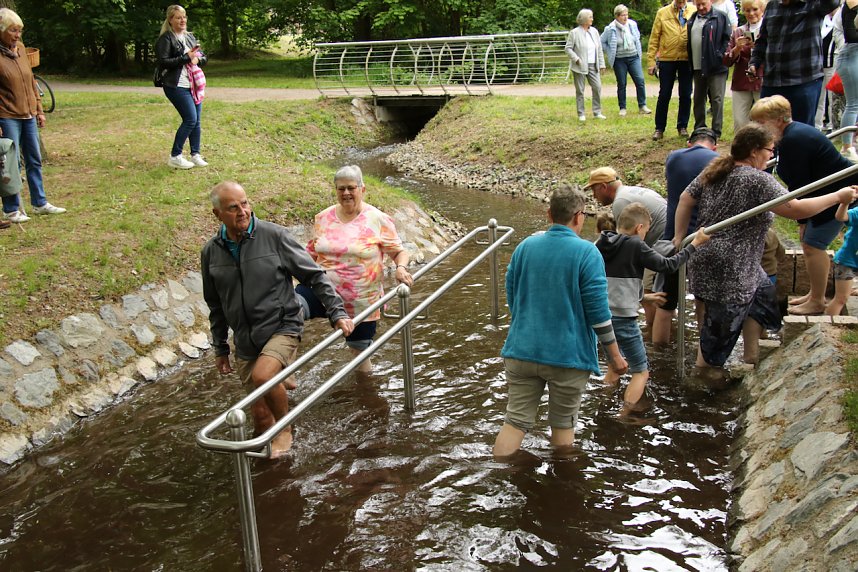 Anwassern im Stadtpark