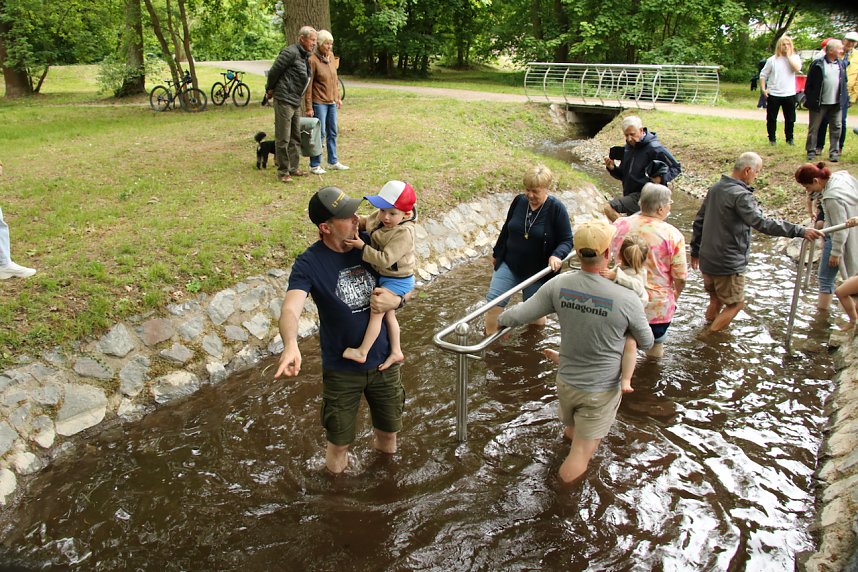 Anwassern im Stadtpark