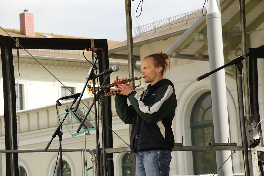 Start des Bahnhofsfestes in Nordhausen