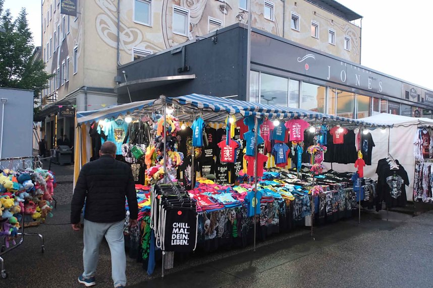 Peter Blei unterwegs auf dem Bahnhofsfest in Nordhausen