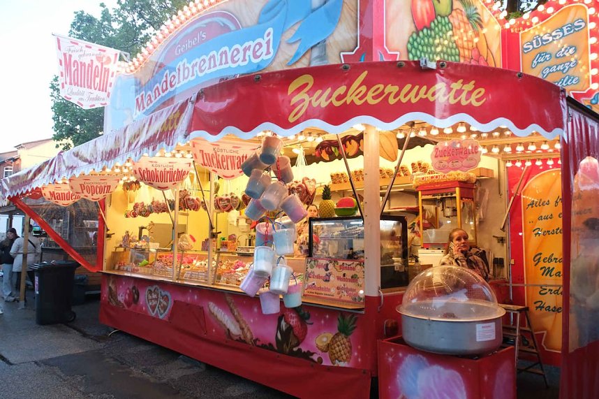 Peter Blei unterwegs auf dem Bahnhofsfest in Nordhausen
