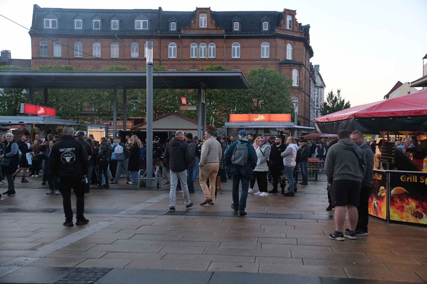 Peter Blei unterwegs auf dem Bahnhofsfest in Nordhausen