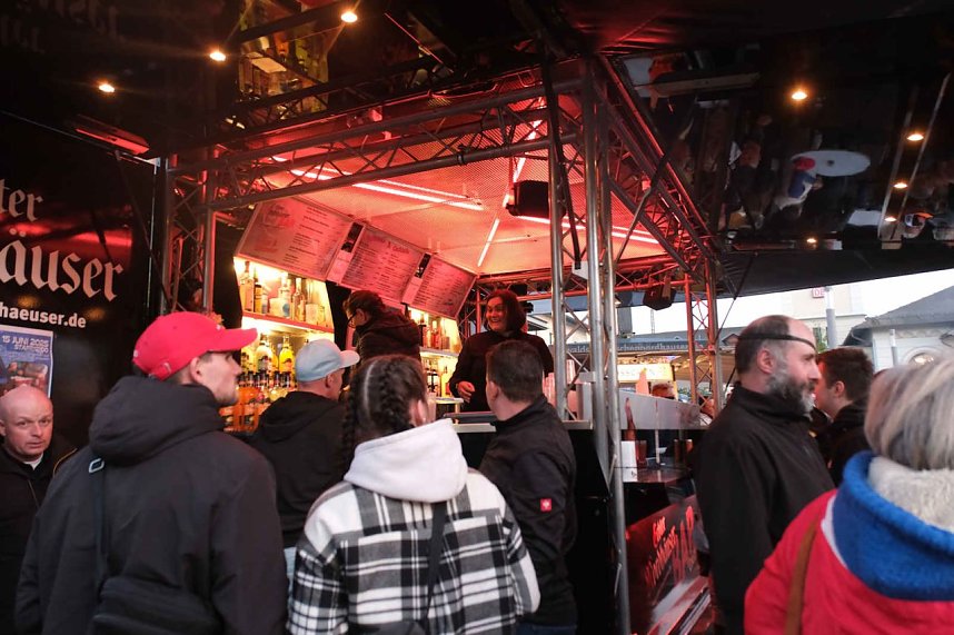 Peter Blei unterwegs auf dem Bahnhofsfest in Nordhausen