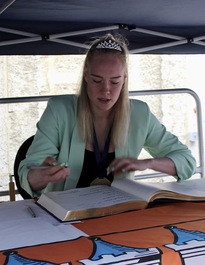 Empfang der Europacup-Siegerinnen in Bad Langensalza