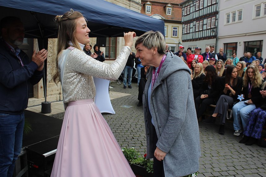 Empfang der Europacup-Siegerinnen in Bad Langensalza