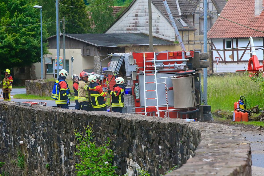 Unfall mit Feuerwehrauto