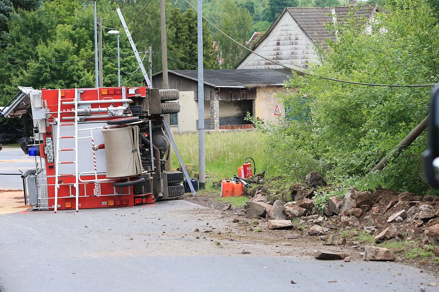 Unfall mit Feuerwehrauto