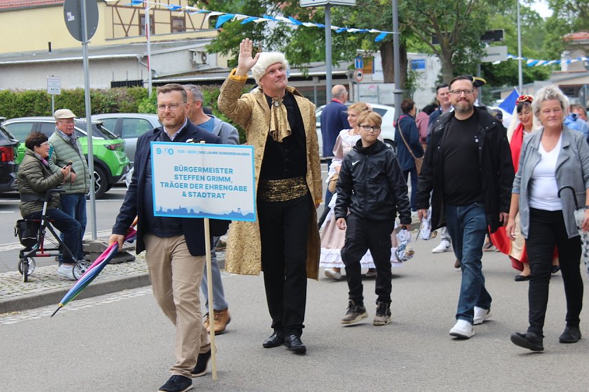 Festumzug zum 900. Geburtstag Sondershausens