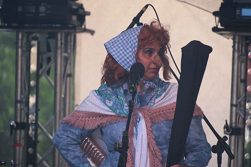 Peter Blei unterwegs auf dem Rolandsfest