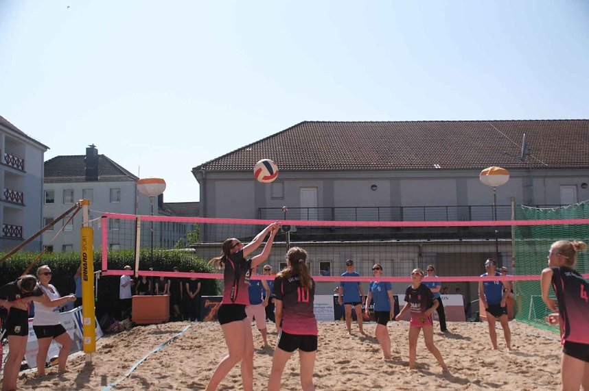 Peter Blei unterwegs auf dem Rolandsfest