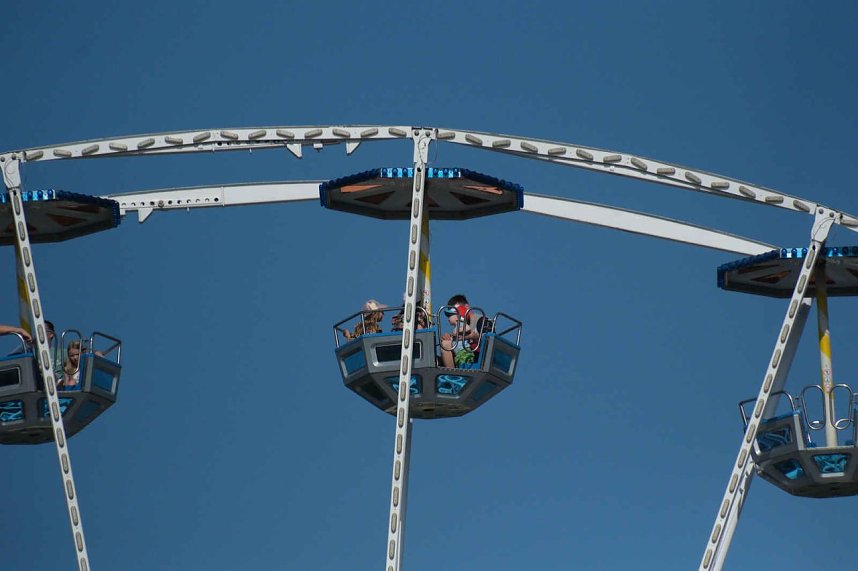 Peter Blei unterwegs auf dem Rolandsfest