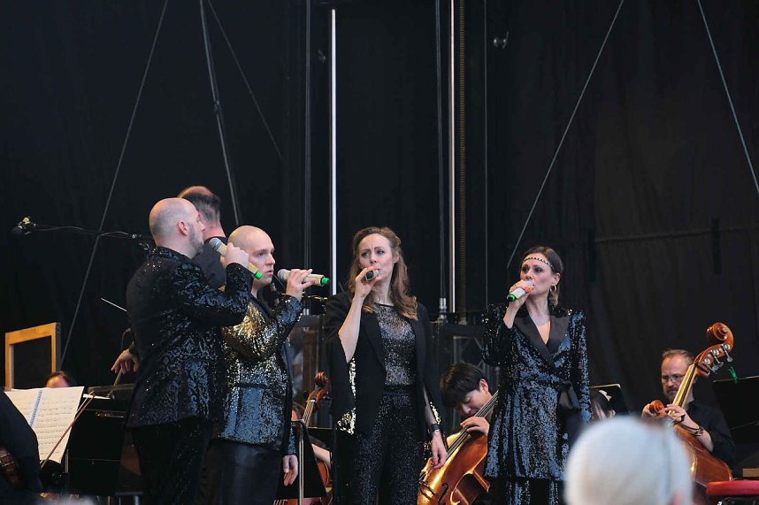 Peter Blei unterwegs auf dem Rolandsfest