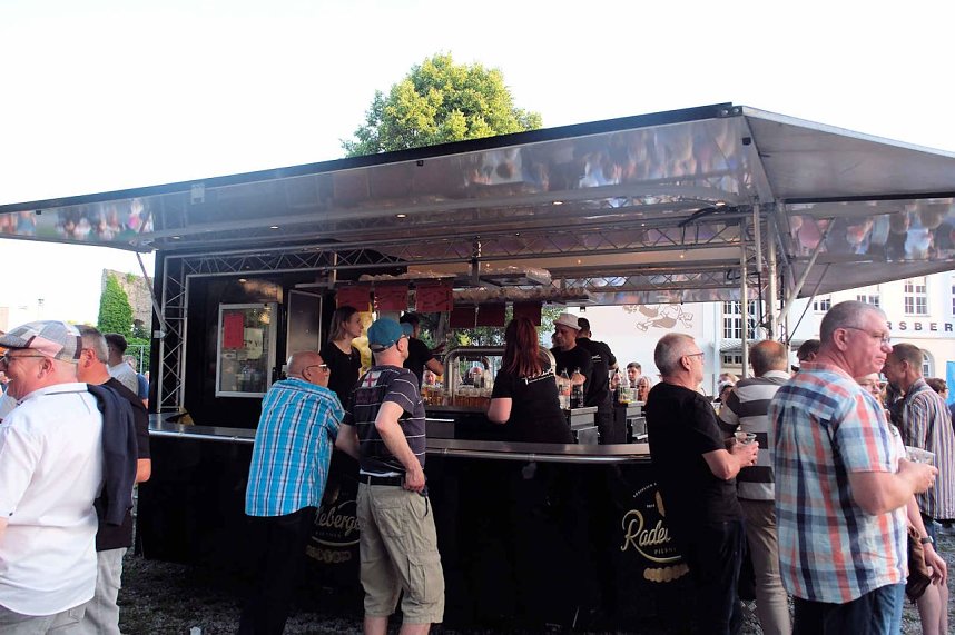 Peter Blei unterwegs auf dem Rolandsfest