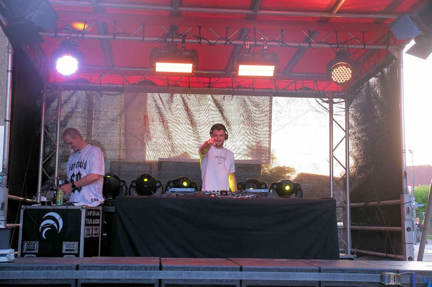 Peter Blei unterwegs auf dem Rolandsfest