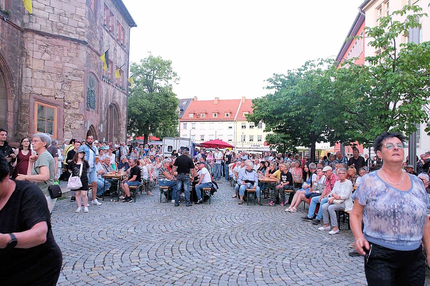 Peter Blei unterwegs auf dem Rolandsfest
