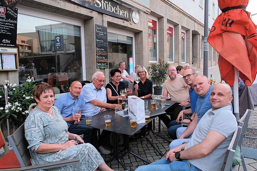 Peter Blei unterwegs auf dem Rolandsfest