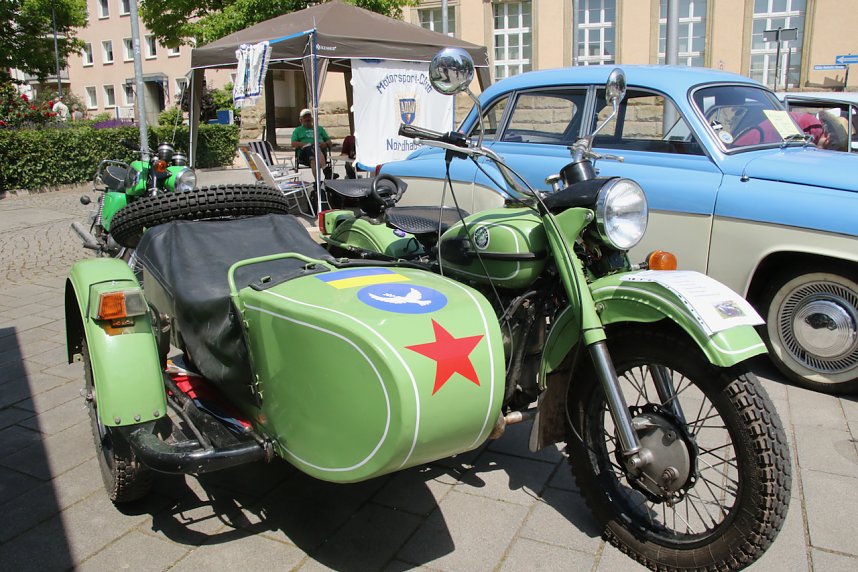 Schienencorso der Nordh&auml;user Stra&szlig;enbahn zum 55. Rolandsfest