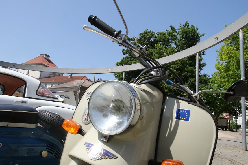 Schienencorso der Nordh&auml;user Stra&szlig;enbahn zum 55. Rolandsfest