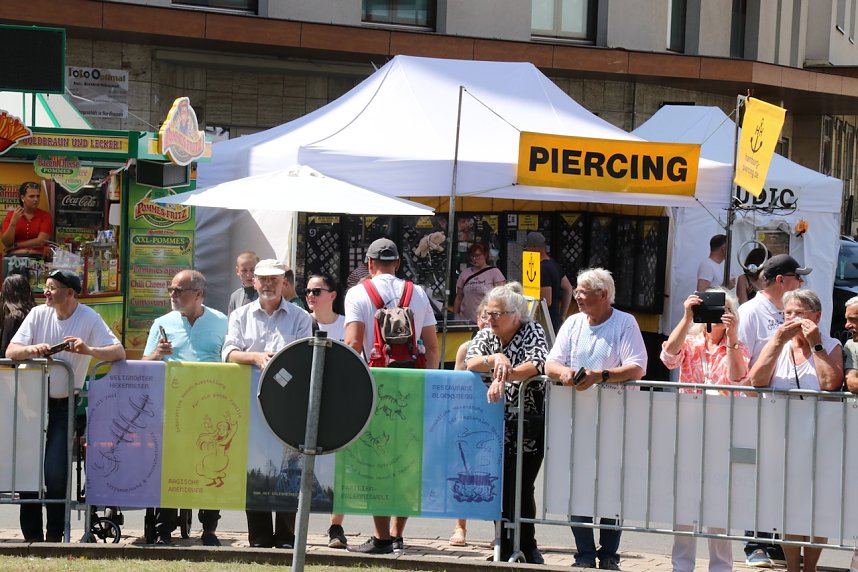Schienencorso der Nordh&auml;user Stra&szlig;enbahn zum 55. Rolandsfest