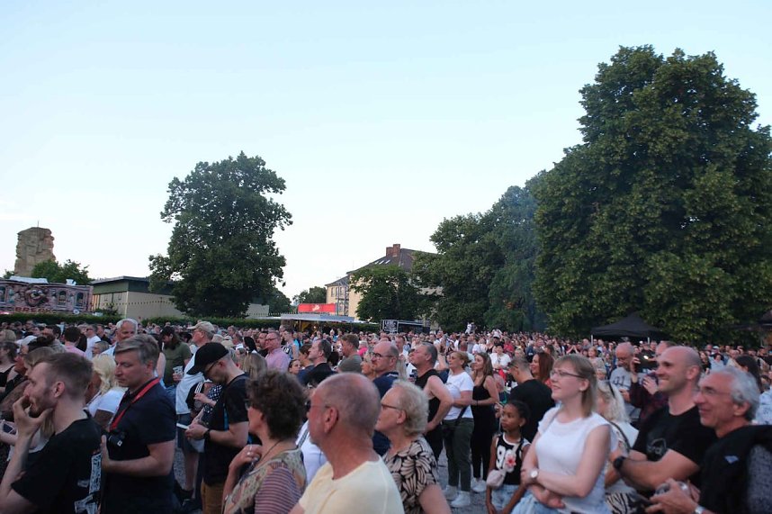 Peter Blei unterwegs auf dem Rolandsfest
