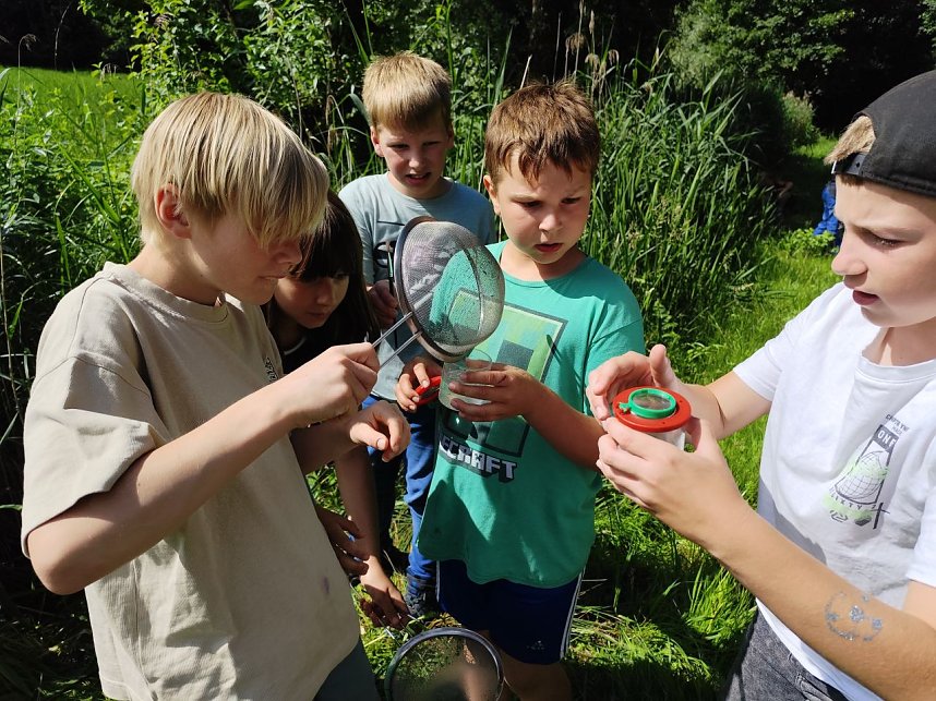 Exkursion der Petersberger Grundschule rund ums Wasser