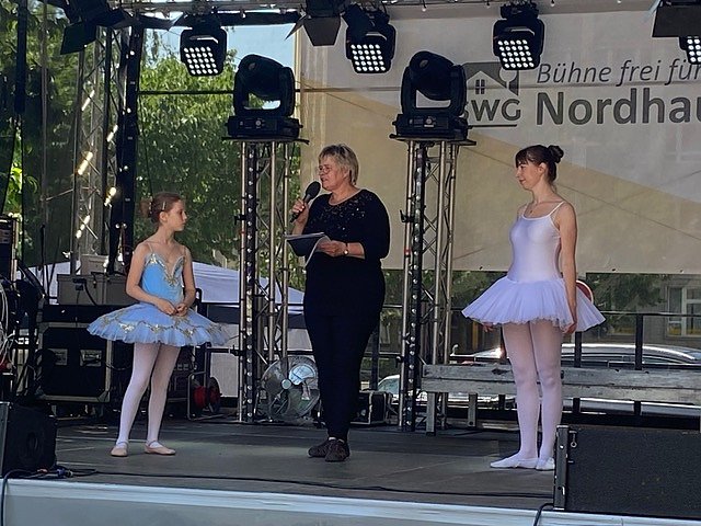 Der Auftritt des Tanzstudios Radeva auf dem 55. Rolandsfest