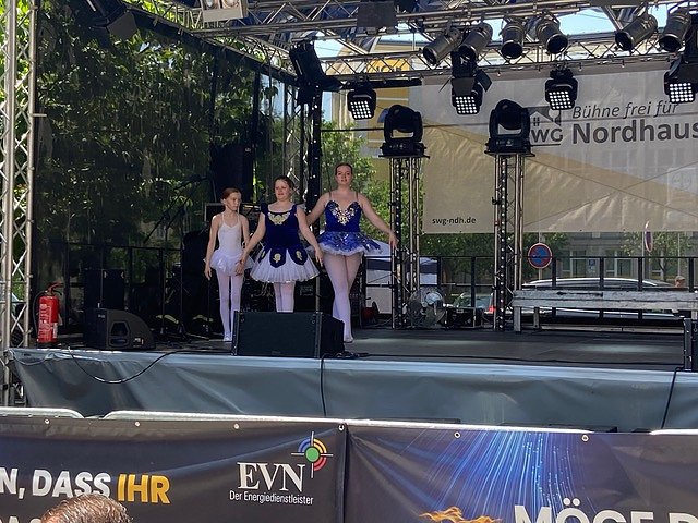 Der Auftritt des Tanzstudios Radeva auf dem 55. Rolandsfest