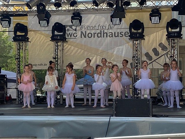 Der Auftritt des Tanzstudios Radeva auf dem 55. Rolandsfest