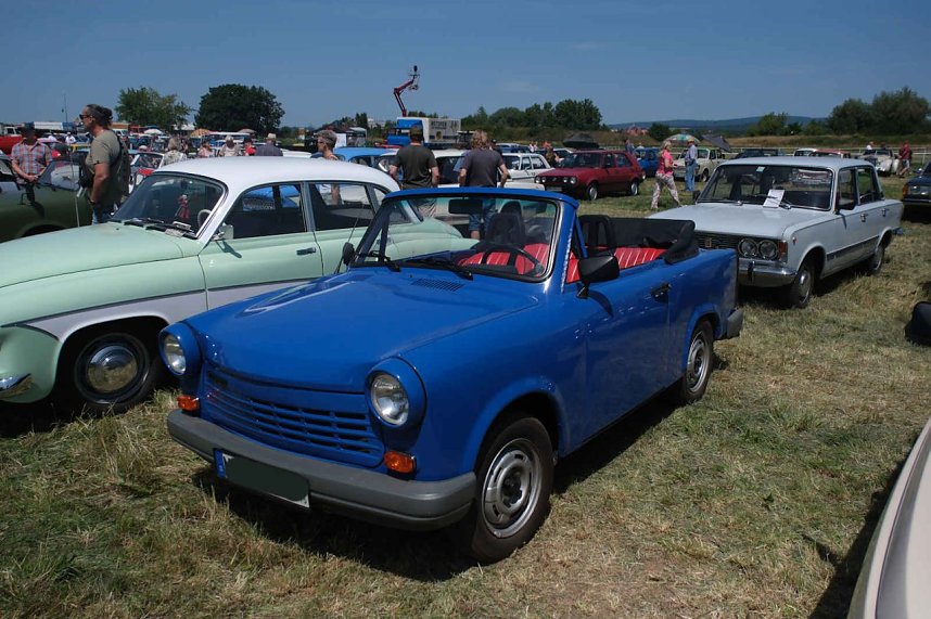 Peter Blei unterwegs beim Oldtimertreff am Scheunenhof