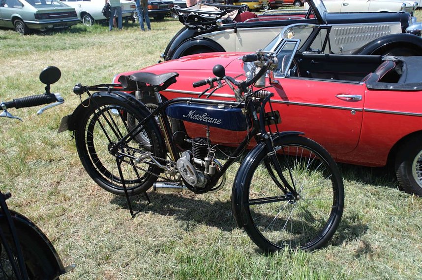 Peter Blei unterwegs beim Oldtimertreff am Scheunenhof