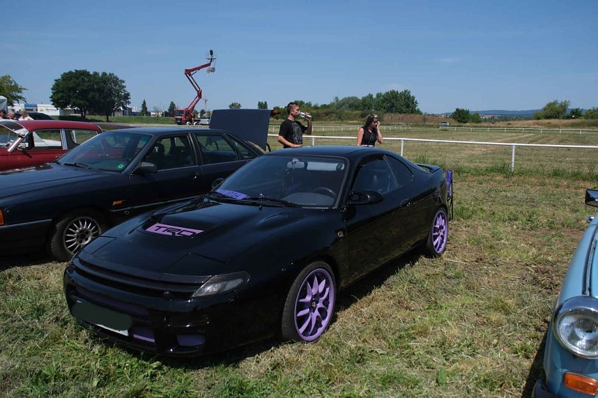 Peter Blei unterwegs beim Oldtimertreff am Scheunenhof