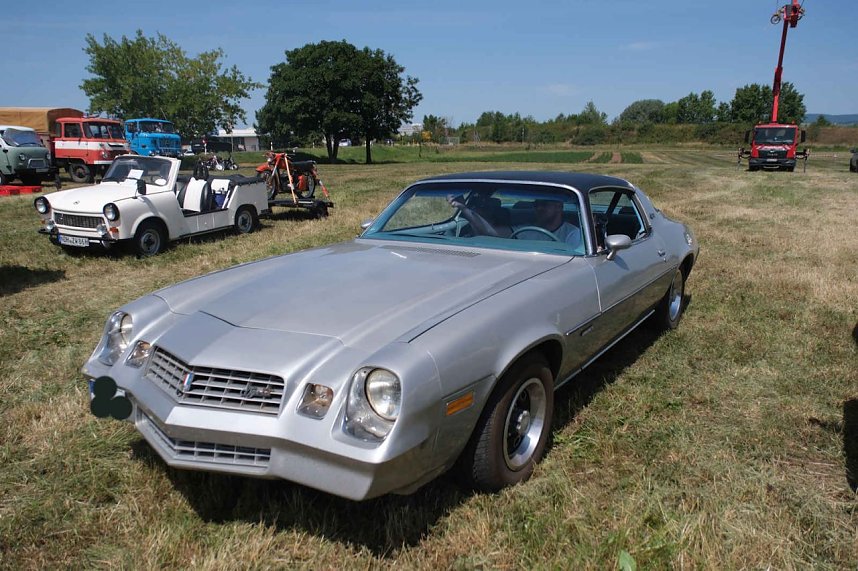 Peter Blei unterwegs beim Oldtimertreff am Scheunenhof