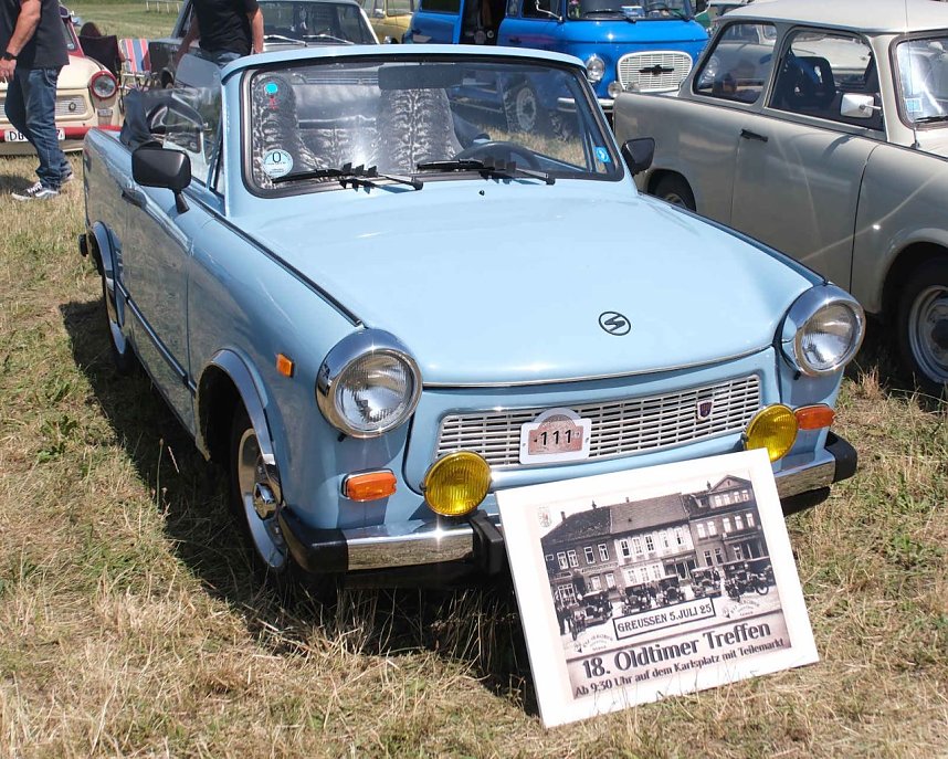 Peter Blei unterwegs beim Oldtimertreff am Scheunenhof