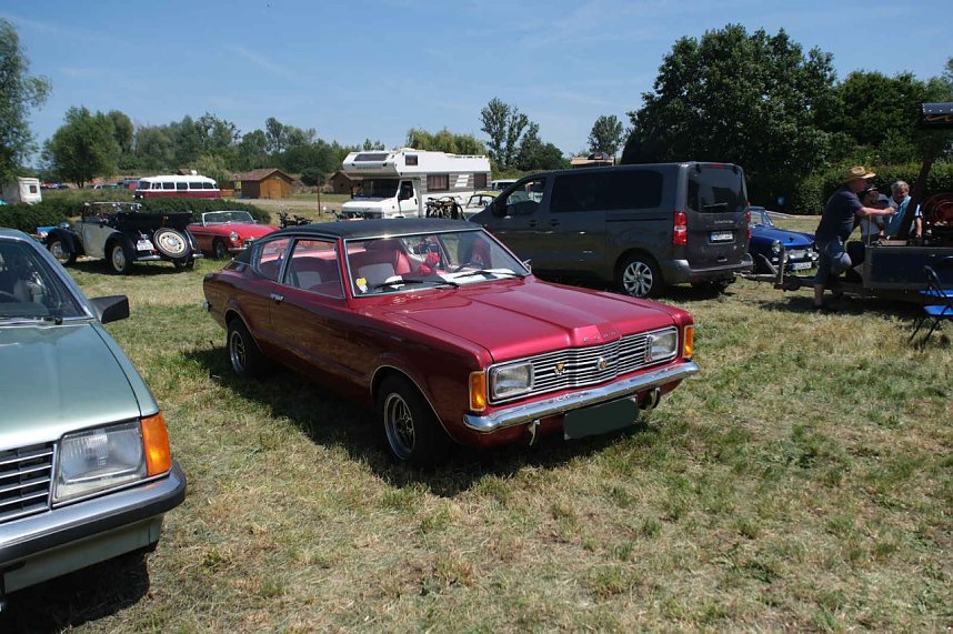 Peter Blei unterwegs beim Oldtimertreff am Scheunenhof