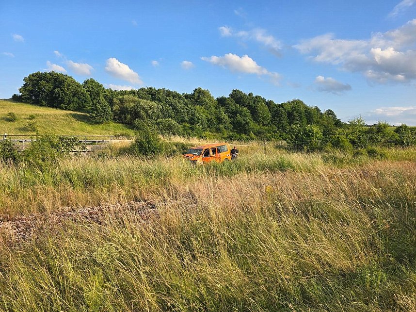 Unfall auf der A38 bei Wipperdorf
