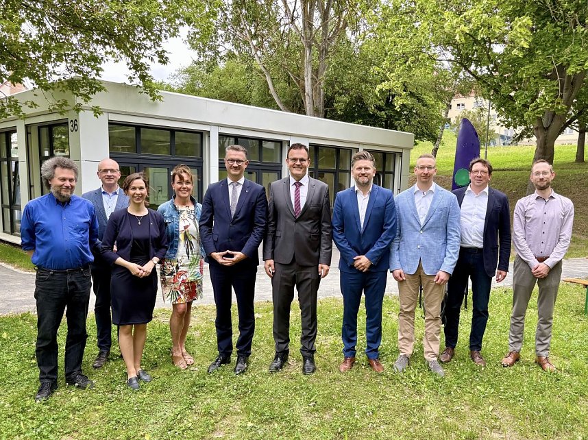 Besuch des Wissenschaftsministers an der Hochschule Nordhausen