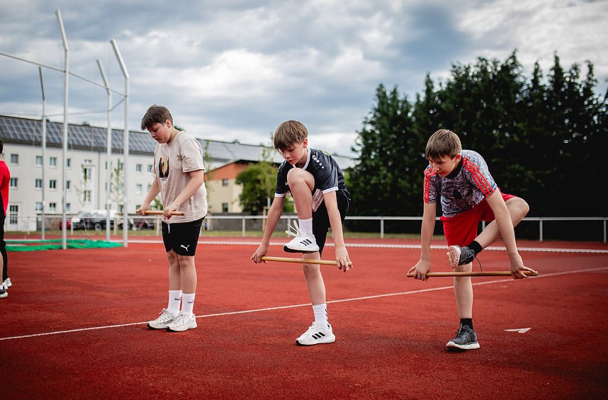 Sportfest des Humboldt Gymnasiums auf dem Hohekreuzsportplatz