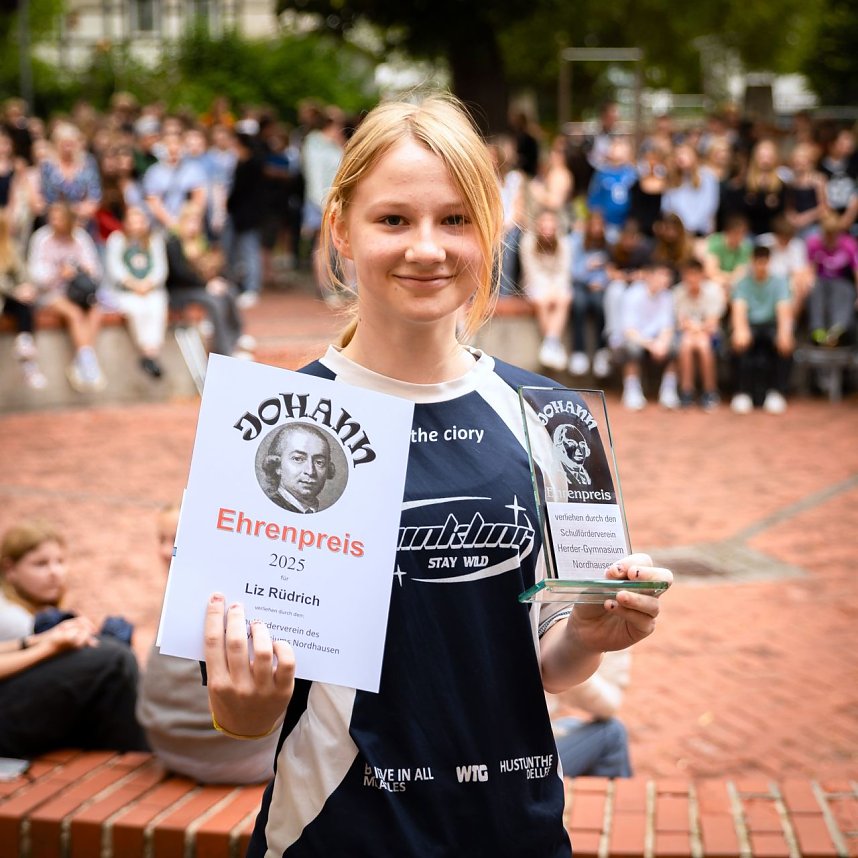 Am Herder-Gymnasium wurde der "Johann" verliehen