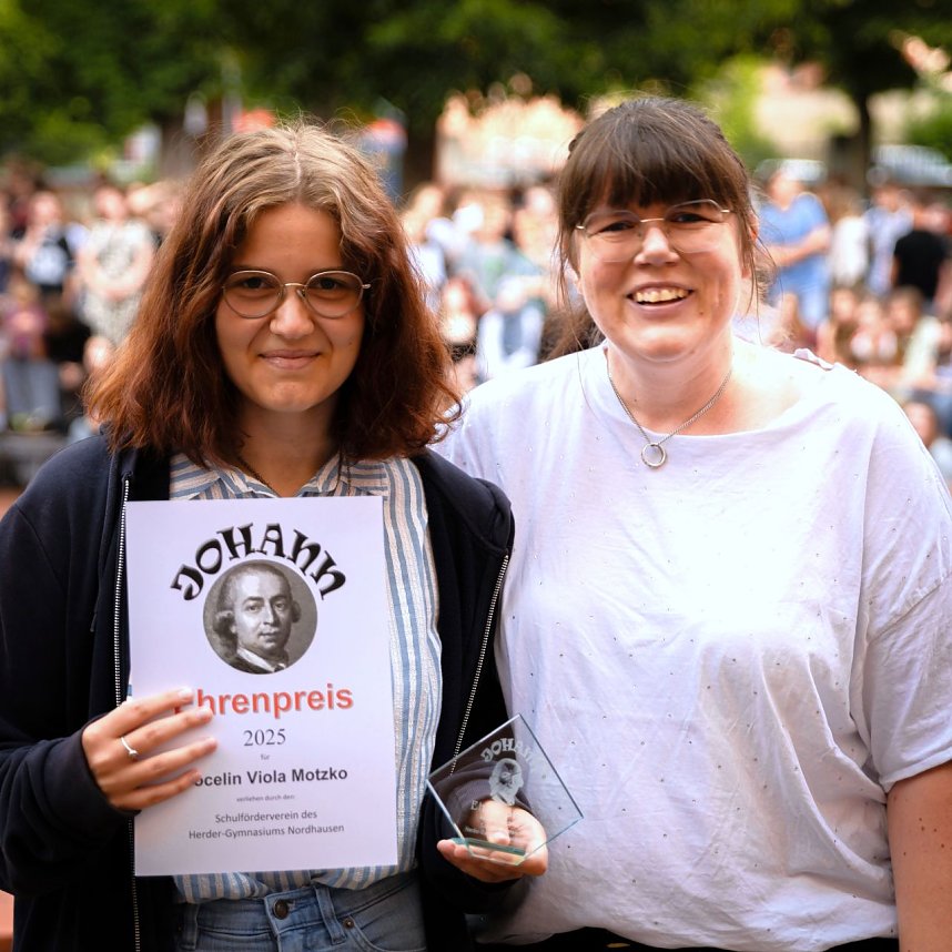 Am Herder-Gymnasium wurde der "Johann" verliehen