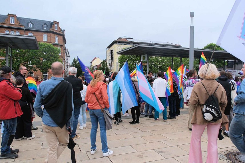 Peter Blei unterwegs beim 1. CSD in NDH