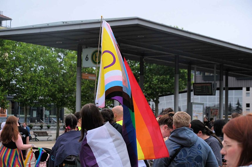 Peter Blei unterwegs beim 1. CSD in NDH