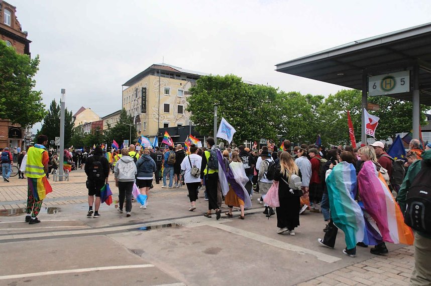 Peter Blei unterwegs beim 1. CSD in NDH