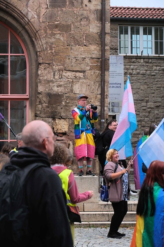 Peter Blei unterwegs beim 1. CSD in NDH