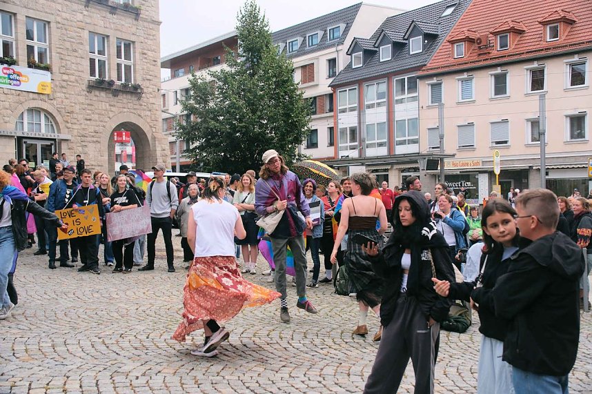 Peter Blei unterwegs beim 1. CSD in NDH