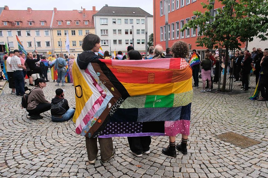 Peter Blei unterwegs beim 1. CSD in NDH
