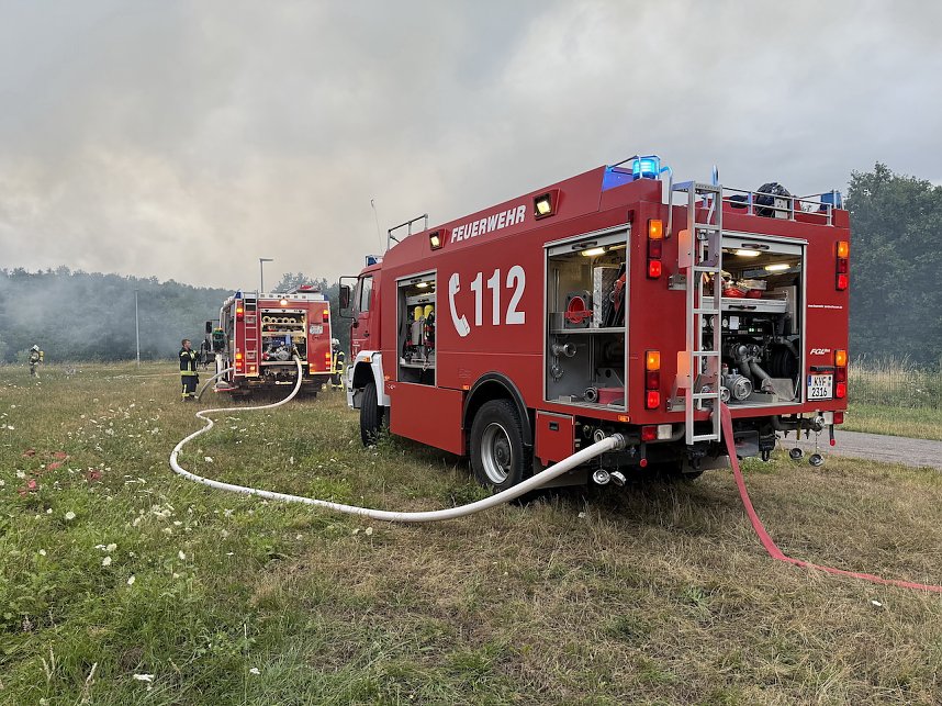 Brand in der Schie&szlig;anlage
