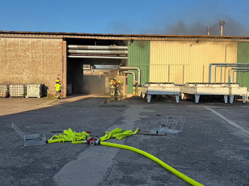 Brand bei Heringen